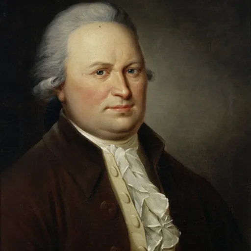Portrait of Johann Wilhelm von Archenholz