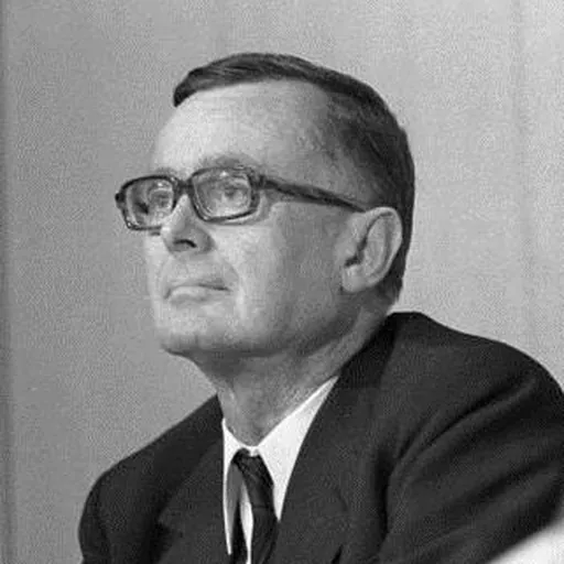 Portrait of Karl Schiller