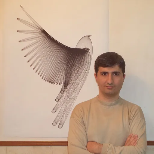 Portrait of Hamid Naderi Yeganeh