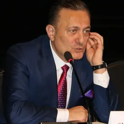 Portrait of Shalva Natelashvili