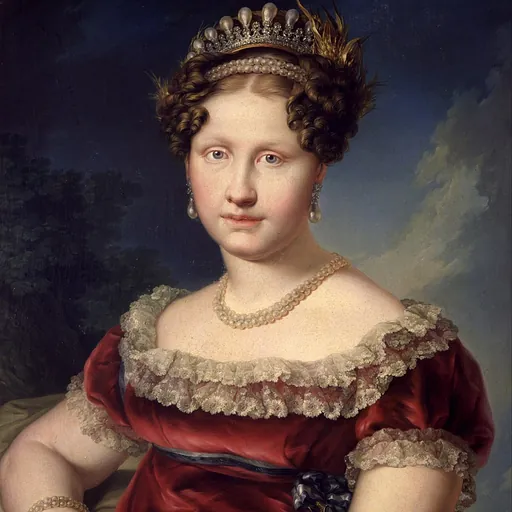 Portrait of Princess Luisa Carlotta of the Two Sicilies