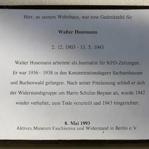 Portrait of Walter Husemann