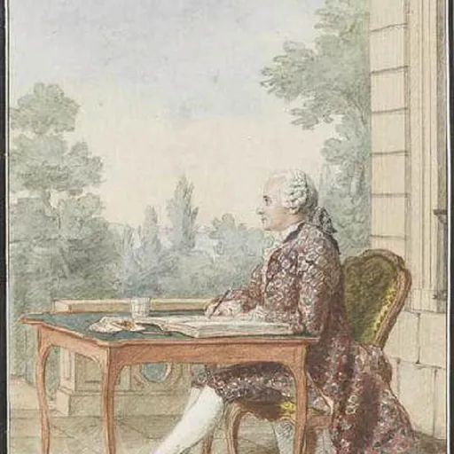 Portrait of Louis Carrogis Carmontelle
