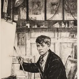 Portrait of Charles Cundall