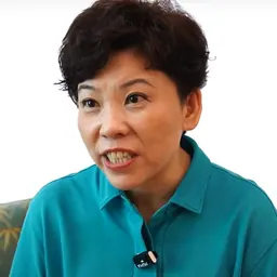 Portrait of Deng Yaping