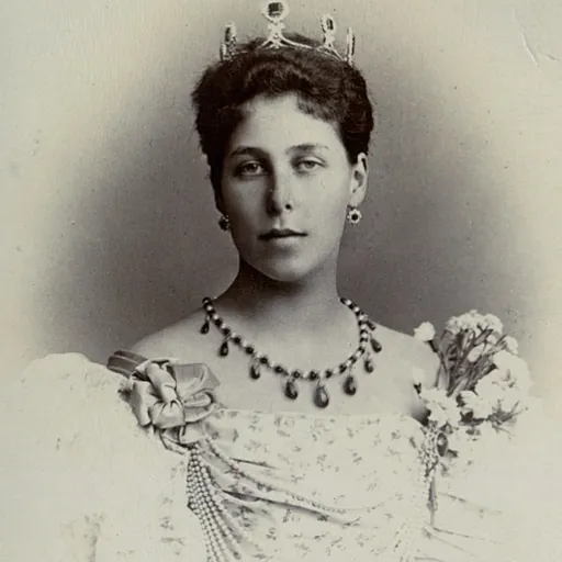 Portrait of Princess Victoria Melita of Saxe-Coburg and Gotha