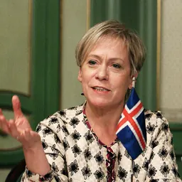 Portrait of Ingibjörg Sólrún Gísladóttir