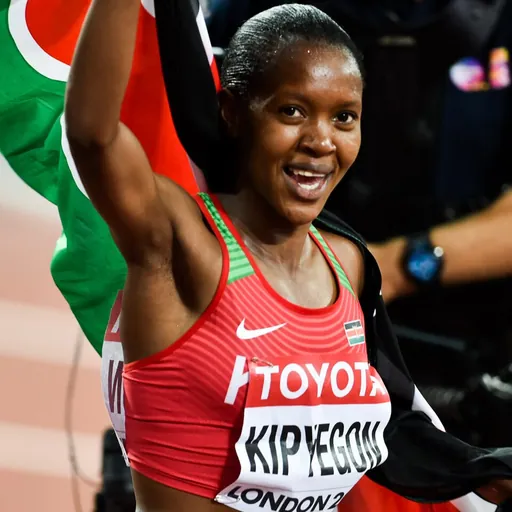 Portrait of Faith Kipyegon