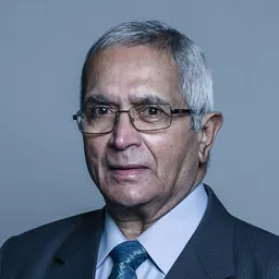 Portrait of Navnit Dholakia, Baron Dholakia