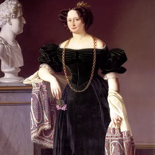 Portrait of Caroline Amalie of Augustenburg