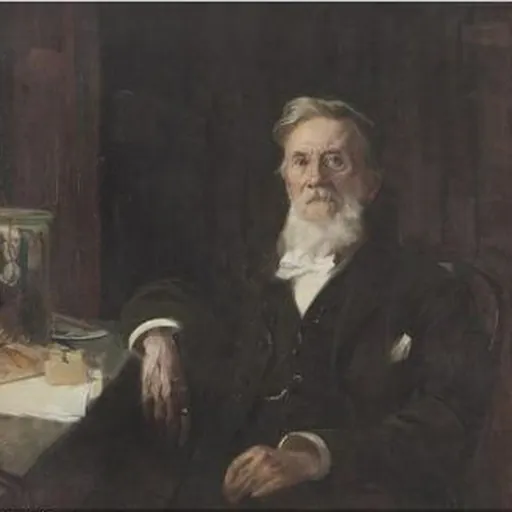 Portrait of Carl Brunner von Wattenwyl