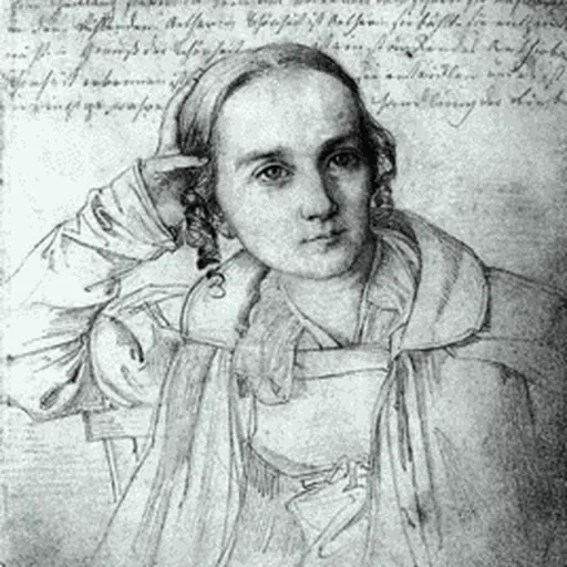 Portrait of Helmina von Chézy