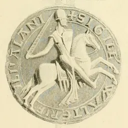 Portrait of Walter Stewart, 3rd High Steward of Scotland