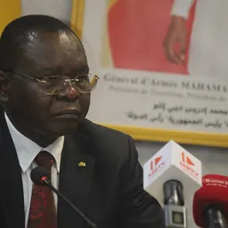 Portrait of Allamaye Halina former Prime Minister of Chad