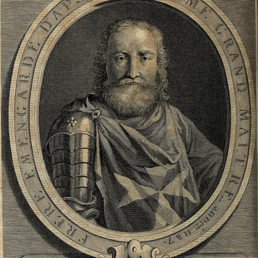 Portrait of Hermangard d'Asp