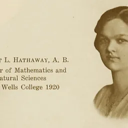 Portrait of Milicent Hathaway