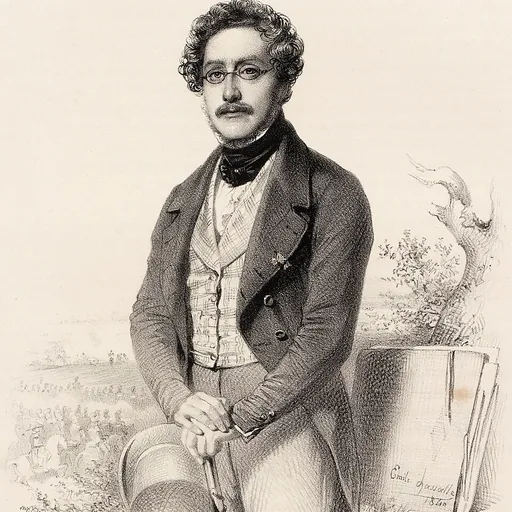 Portrait of Hippolyte Bellangé