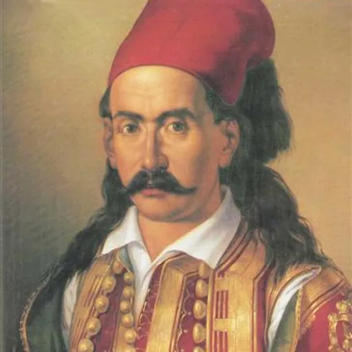 Portrait of Markos Botsaris