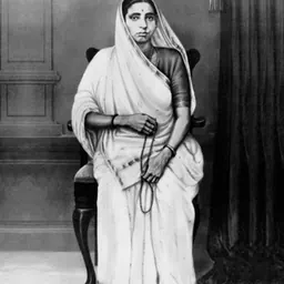 Portrait of Putlibai Gandhi