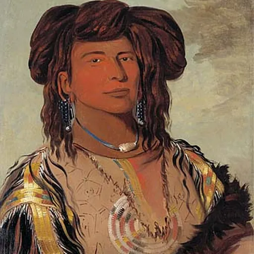 Portrait of Lone Horn