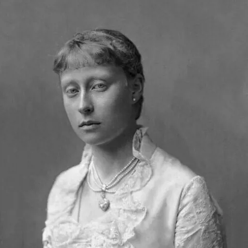 Portrait of Princess Victoria of Hesse and by Rhine