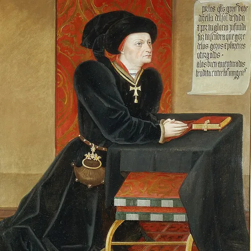 Portrait of Íñigo López de Mendoza, 1st Marquis of Santillana