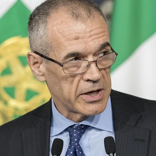 Portrait of Carlo Cottarelli