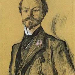Portrait of Konstantin Balmont