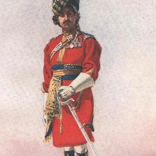 Portrait of Malik Umar Hayat Khan