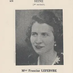 Portrait of Francine Lefebvre