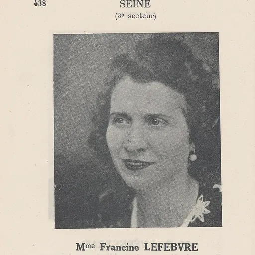 Portrait of Francine Lefebvre