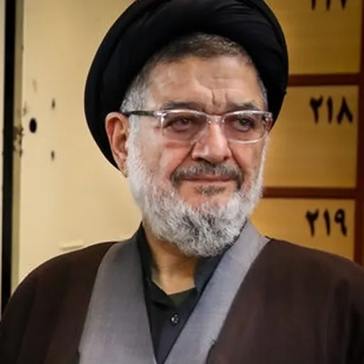 Portrait of Ali Akbar Mohtashamipur