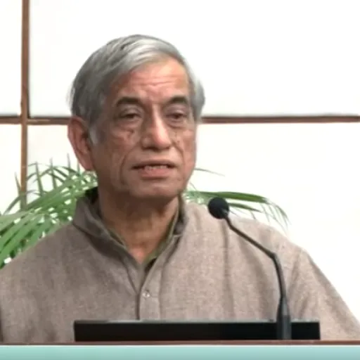 Portrait of Anupam Mishra