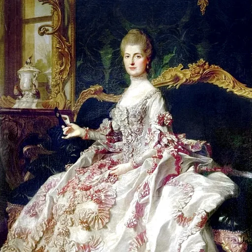 Portrait of Anne-Catherine de Ligniville, Madame Helvétius