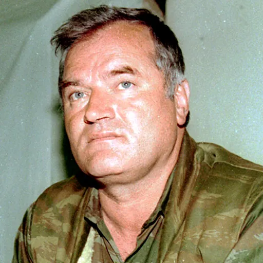 Portrait of Ratko Mladić