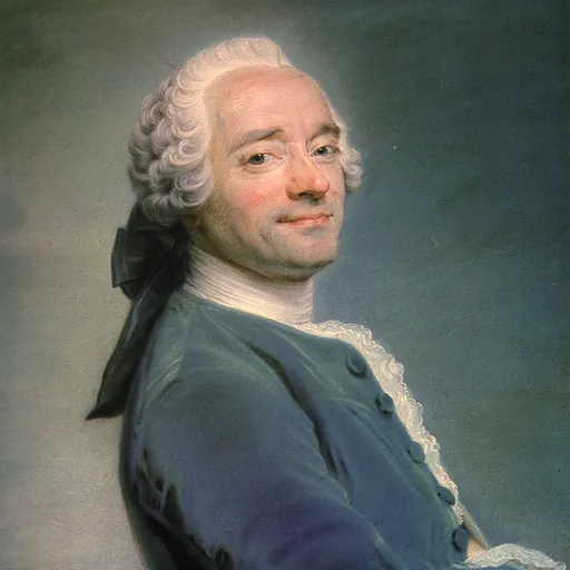 Portrait of Maurice Quentin de La Tour