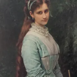 Portrait of Medora Vallambrosa, Marquise de Mores