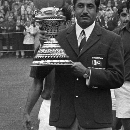 Portrait of Khalid Mahmood (field hockey)