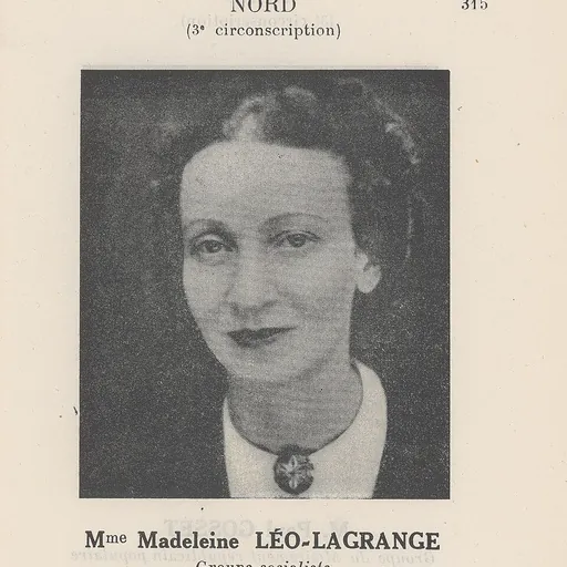 Portrait of Madeleine Léo-Lagrange