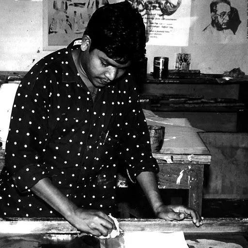 Portrait of Jangarh Singh Shyam
