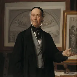 Portrait of Niels Laurits Høyen