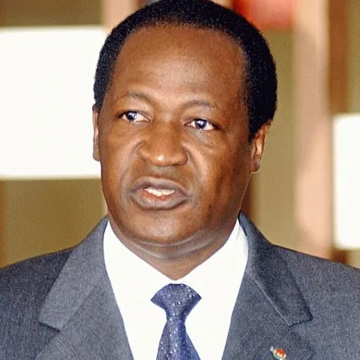 Portrait of Blaise Compaoré