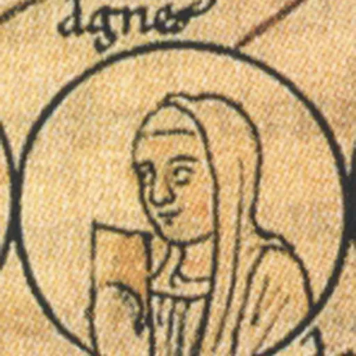 Portrait of Agnes of Burgundy, Duchess of Aquitaine