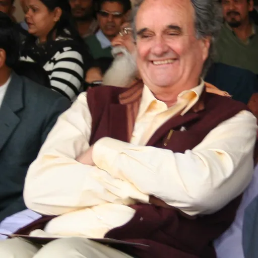Portrait of Mark Tully