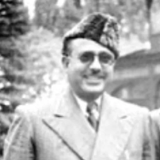 Portrait of Ghulam Mohammed Sadiq
