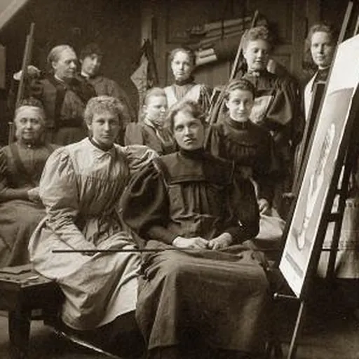 Portrait of Marie Vilhelmine Bang