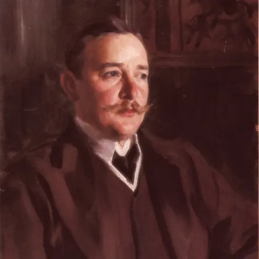Portrait of Erik Axel Karlfeldt