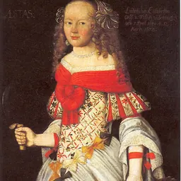 Portrait of Ludmilla Elisabeth of Schwarzburg-Rudolstadt