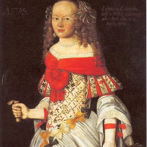 Portrait of Ludmilla Elisabeth of Schwarzburg-Rudolstadt