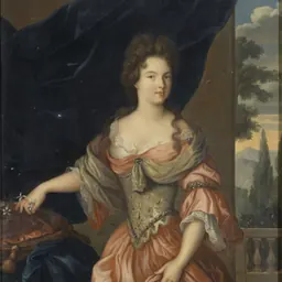 Portrait of Marie Anne de Bourbon, Duchess of Vendôme